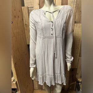Free people boho crochet dress sz M
